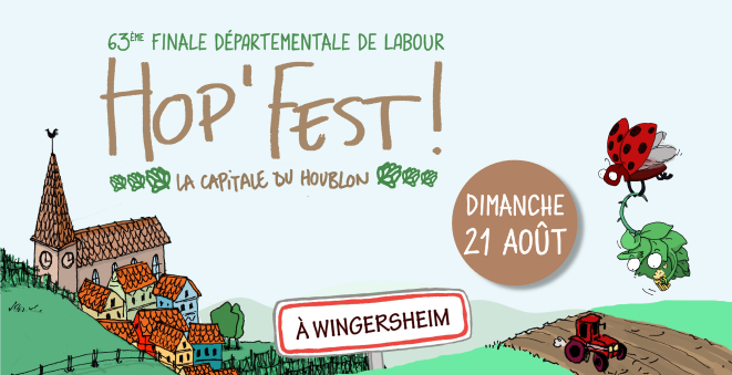 affiche de la hop'fest 2016