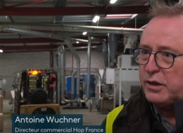 Reportage pelletisation houblon BIO en France en 2020 - France 3 Alsace